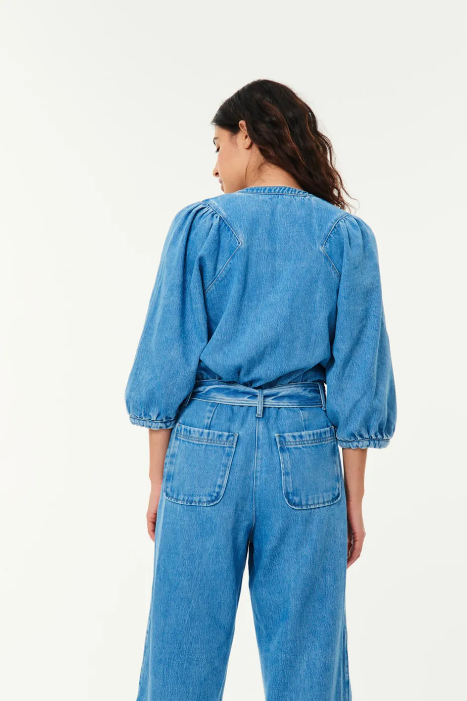 Des Petits Hauts Prêt-à-porter^Combi pantalon Larry Vintage Blue