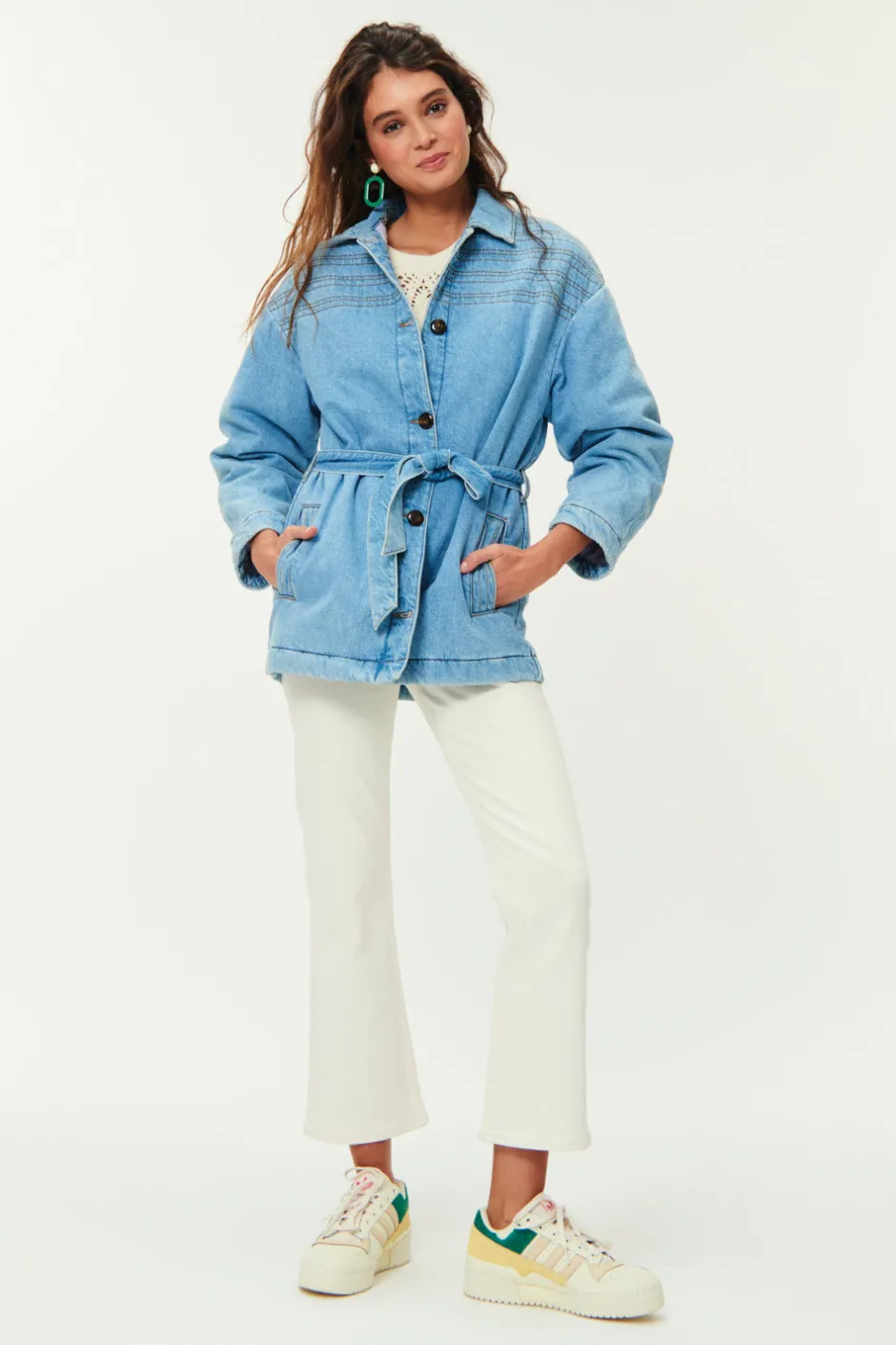 Des Petits Hauts Prêt-à-porter^Manteau Natali Vintage Blue