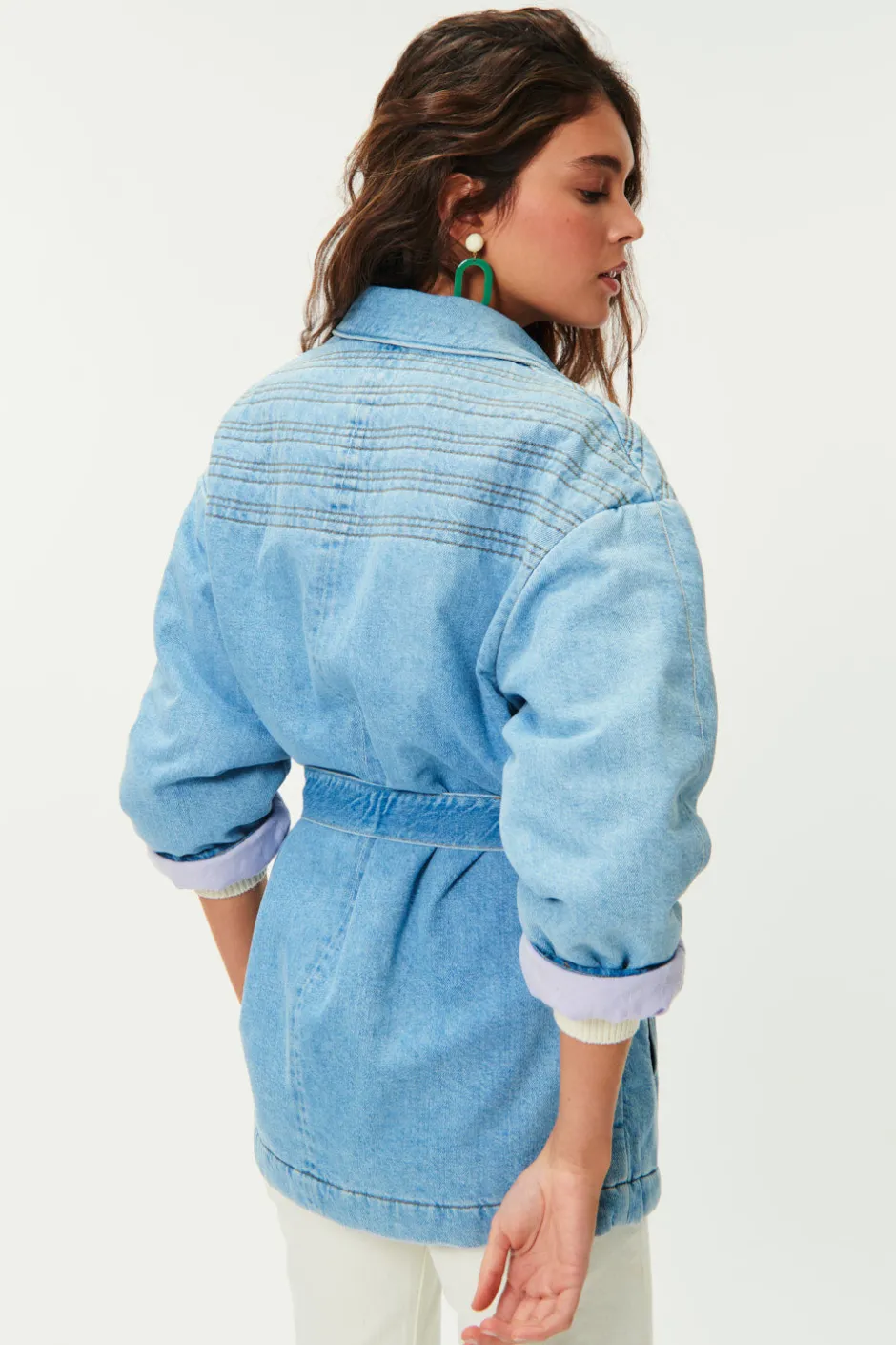 Des Petits Hauts Prêt-à-porter^Manteau Natali Vintage Blue