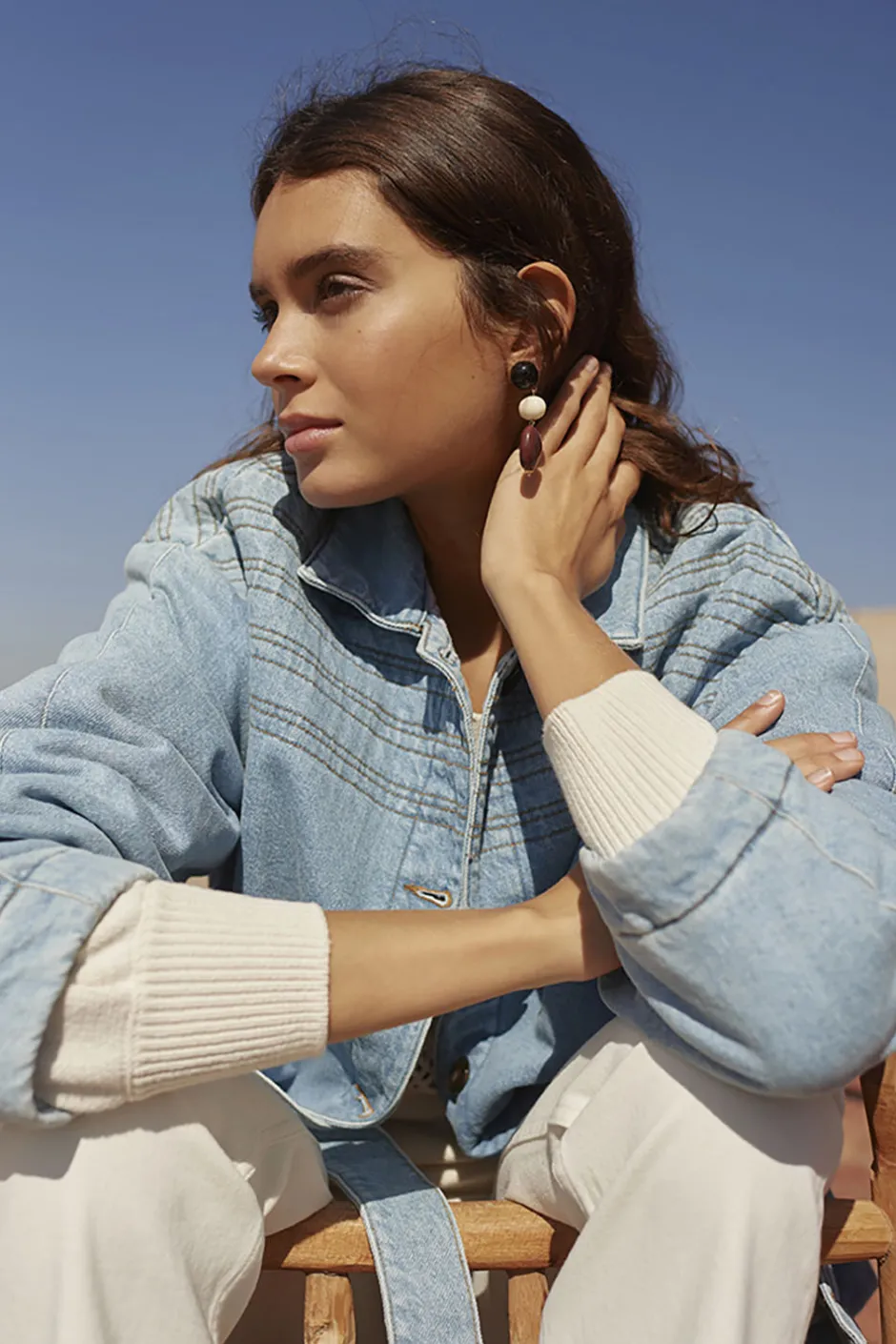 Des Petits Hauts Prêt-à-porter^Manteau Natali Vintage Blue
