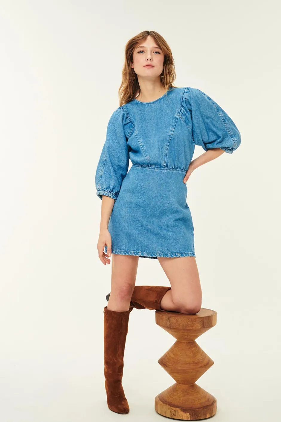 Des Petits Hauts Prêt-à-porter^Robe Landry Vintage Blue