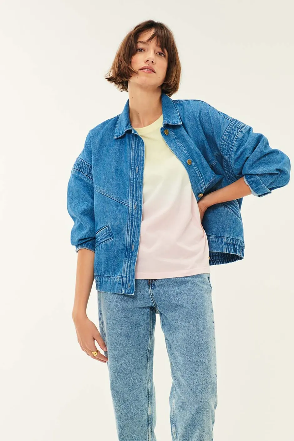 Des Petits Hauts Prêt-à-porter^Veste Loubia Vintage Blue