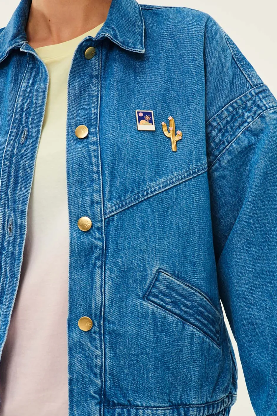Des Petits Hauts Prêt-à-porter^Veste Loubia Vintage Blue