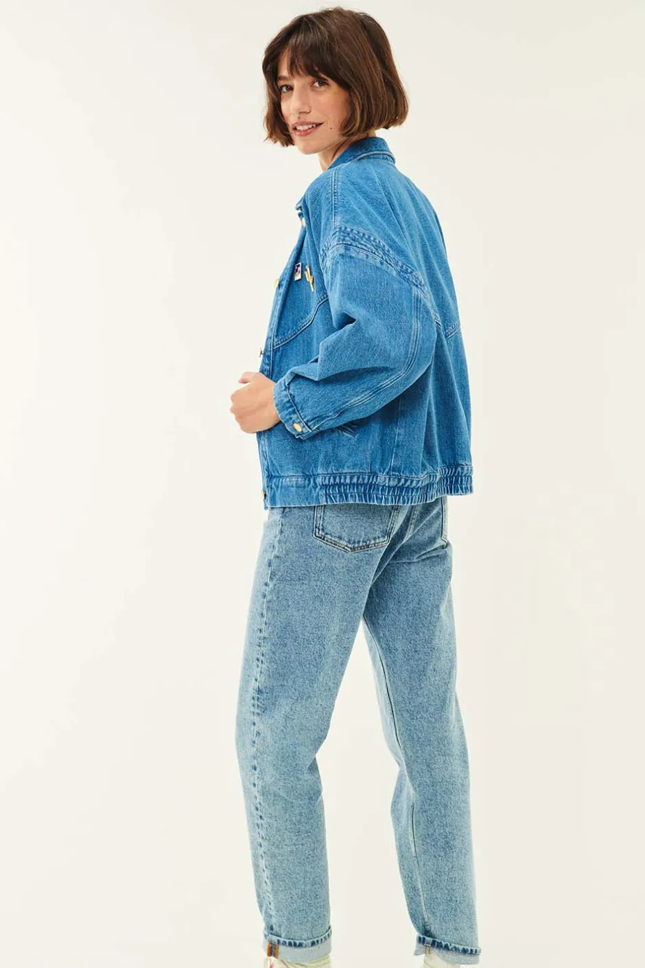 Des Petits Hauts Prêt-à-porter^Veste Loubia Vintage Blue