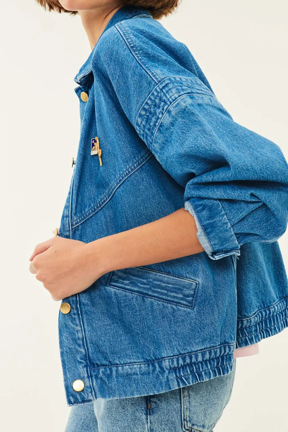 Des Petits Hauts Prêt-à-porter^Veste Loubia Vintage Blue