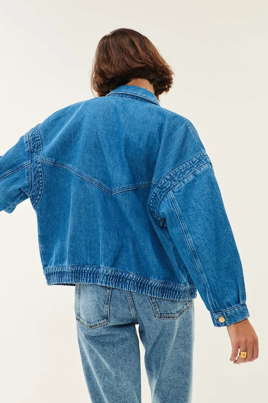 Des Petits Hauts Prêt-à-porter^Veste Loubia Vintage Blue